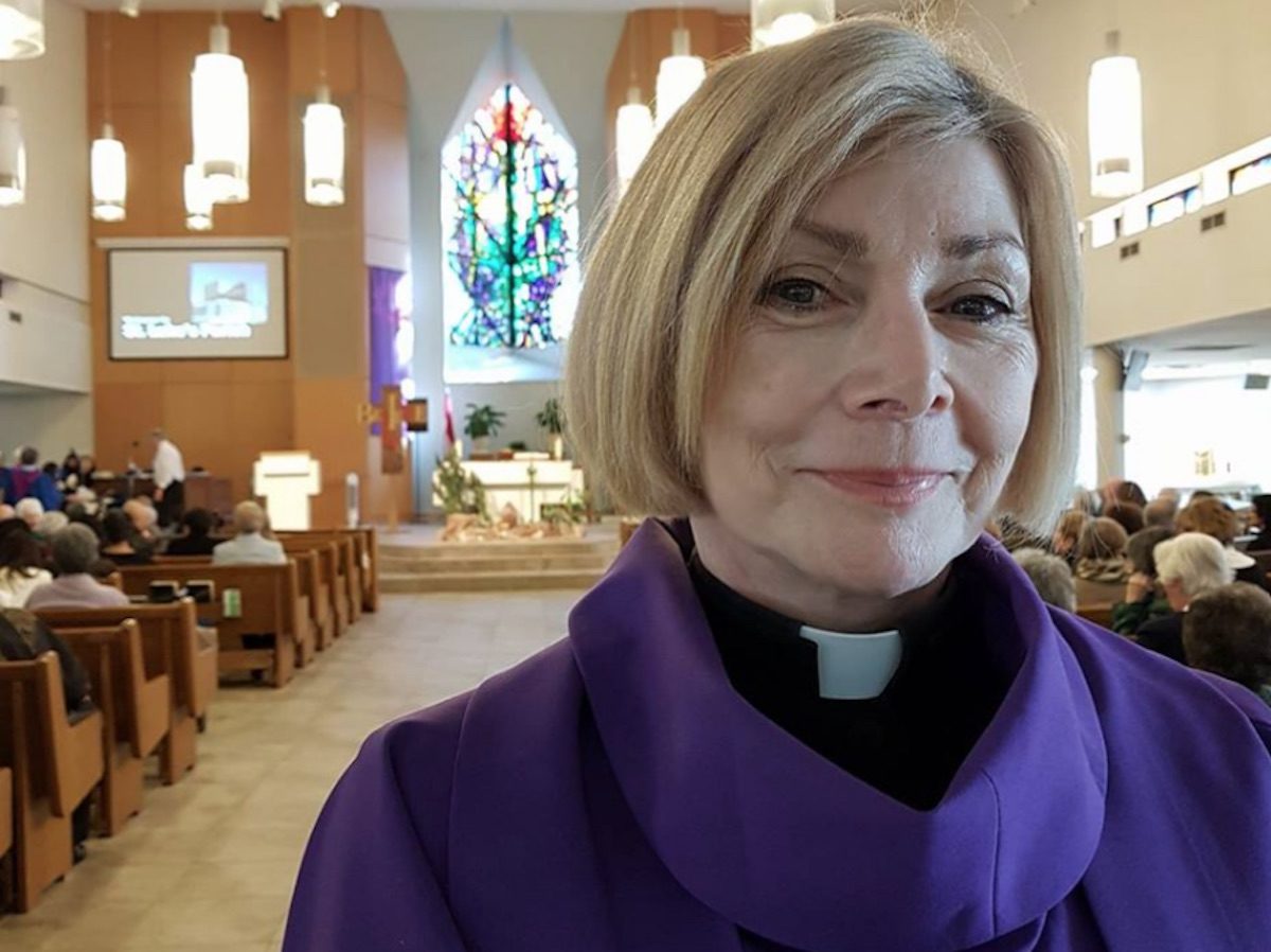 A photo of Reverend Dr, Cheri DiNovo.